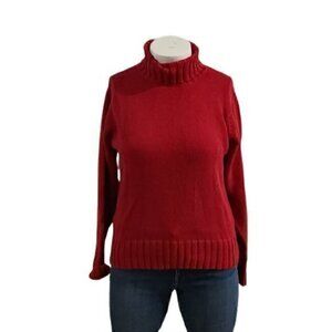 [Chadwick's] Red Turtleneck Sweater - Size XL